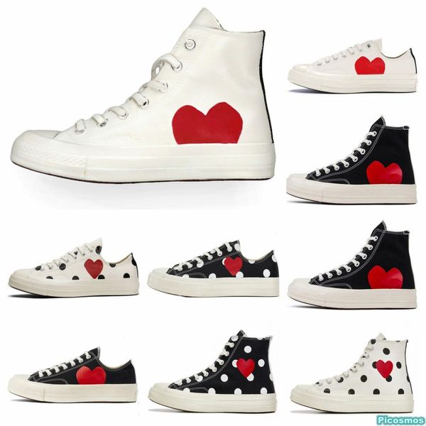 

all star 70s hi ox shoes black white fleck men women brand sneakers casual low high classic skateboard canvas designer shoes with box