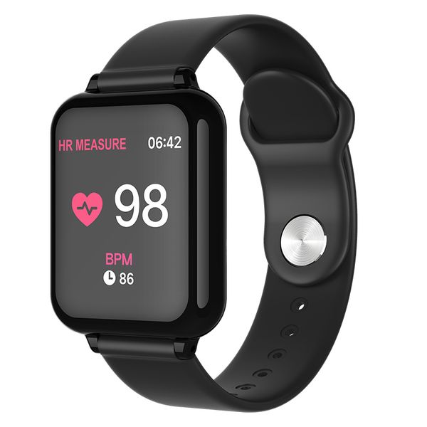 

b57 smart band 2019 blood pressure smart watch heart rate monitor fitness bracelet men women sport wristband waterproof j190522