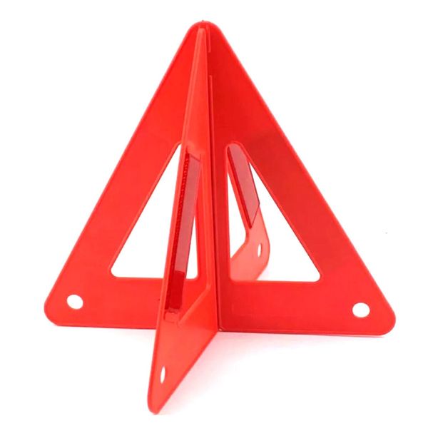 

car vehicle emergency breakdown warning sign triangle reflective road safety