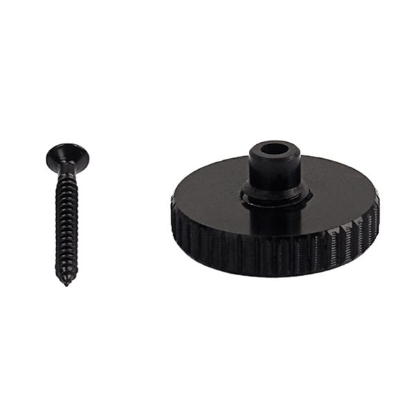 

aluminum alloy strap lock straplock with screw for bass guitar mandolin banjo, Black;brown