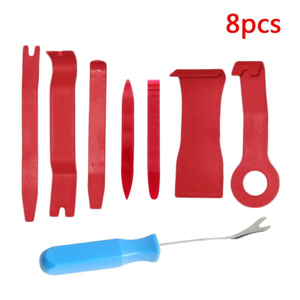 

8pcs car disassembly tools dvd stereo refit kits interior plastic trim panel dashboard installation removal repair tools