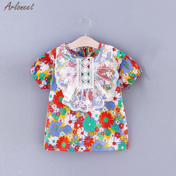 

summer toddler baby girls short sleeve floral print lace princess dress girls baby kids party new dress skirt fashion new, Red;yellow