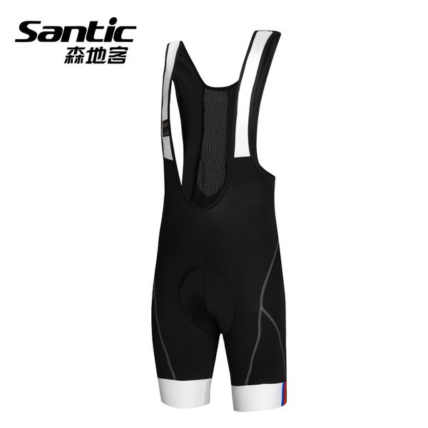 

santic men cycling bib shorts jersey 4d padded gel bicycle clothing outdoor breathable quick dry road bike sports pants wear