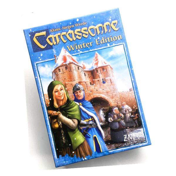 

каркассон: winter edition english настольные игры расширение 2-5 игроков карта для party family детских образовательных игрушек