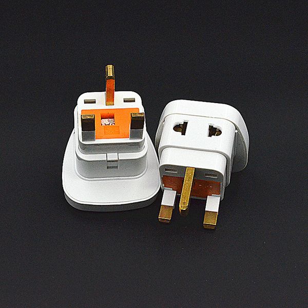 

1to2 output universal travel adapter au us eu to uk adapter converter 3 pin ac power plug adaptor connector