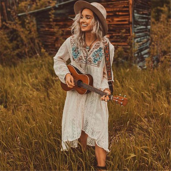 

cross-border for european and american new lace hollow embroidered beach skirt leisure skirt bikini jacket, Blue;gray