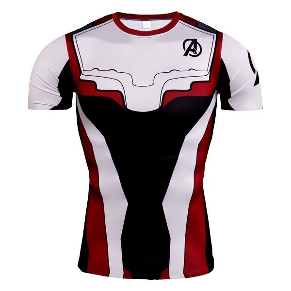

men's quick drying t-shirt short sleeve dry clothes ou fitness wear summer fitness running sports t-shirt, Black;blue