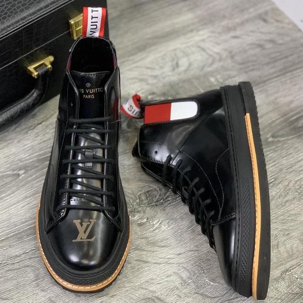 

2019 z8 fashion trend casual men shoes outdoor sports handsome wild luxury shoes in original box packaging zapatos hombre, Black