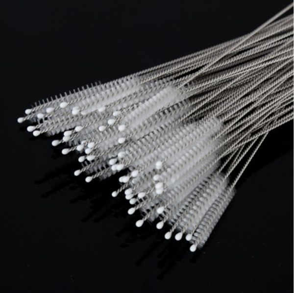 

stainless steel drinking straws cleaning brush pipe tube baby bottle cup reusable household cleaning tools 17.5cm*6mm