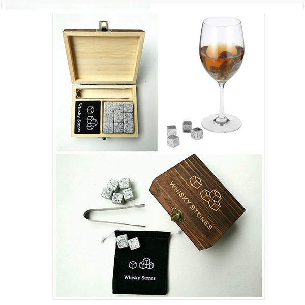 

new-вики камни лов деѬевнна коѬобка whiskey rocks камни плоади камен wood box