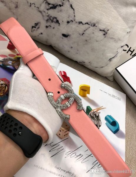 

with boxs 2018 women men's belt women's leather black leather belt men's luxury belt pearl logo free, Black;brown