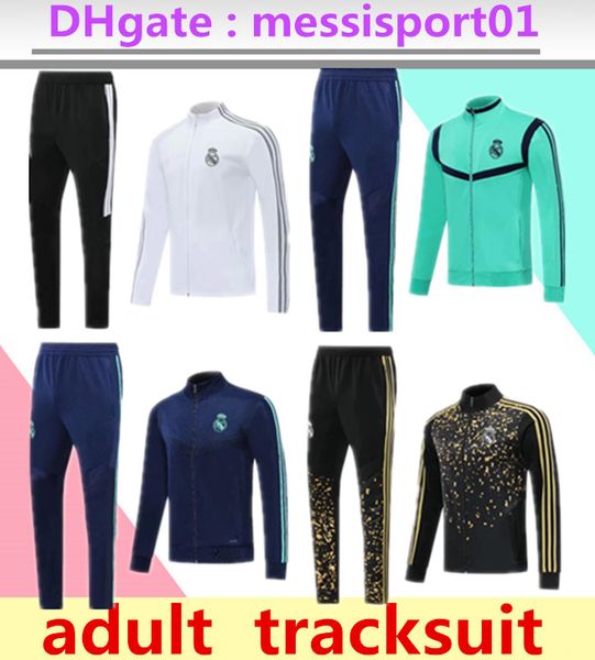 

real madrid tracksuit 20/21 soccer jacket full zipper tracksuit 2020 2021 real madrid maillot de foot isco survêtement chandal, Black