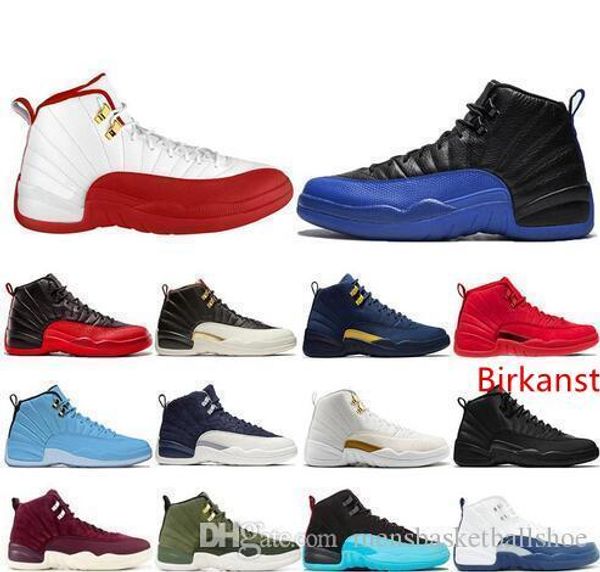 

new 12 12s game royal fiba basketball shoes for men cny michigan gym red nyc bulls mens trainers designer sport shoes sneakers