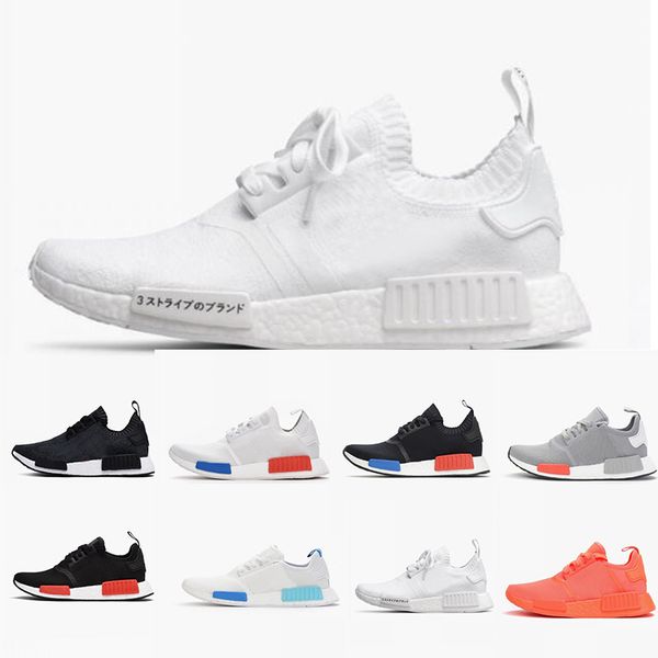 

nmd r1 running shoes for men women janpan triple black white solar red blue bred og mens trainers breathable sports sneakers runner