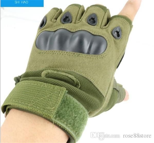 

outdoor black hawk tactical gloves half finger nylon cut protective gloves motorcycle cycling sports gloves, Blue;gray
