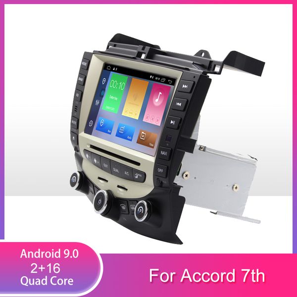 

android 9.0 quad core dvd-плеер автомобиля gps навигации для аккорда 7 2003-2007 euro автомобиля радио двойного / одинарная зона климата