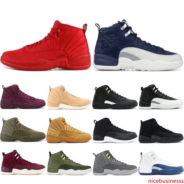 

12 12s basketball shoes for men 2019 new gym red michigan college navy classic cny playoff designer xii sport sneakers trainers