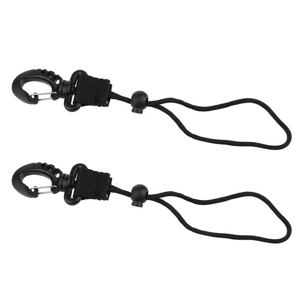

2 pieces scuba diving wrist strap lanyard flashlight camera torch hand strap