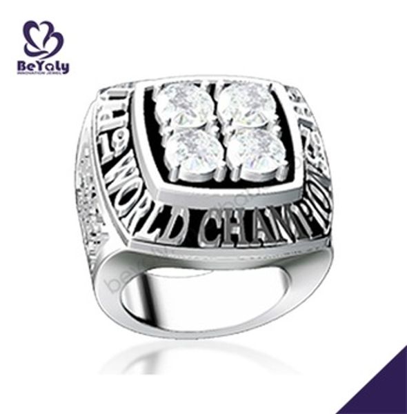 

state creighton prep champions vintage rings for men, Silver