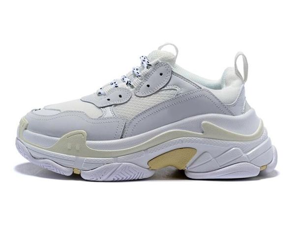 

triple-s designer sneakers paris 17fw triple s platform for men women black red white green casual dad shoes tennis increasing 36-45 cn07