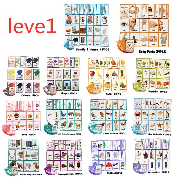 

26 категории 760 cards дети учатся развивающие игрушки английское слово карточек переговорные английский бумажные карты детские для детей ра