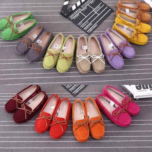 

brand ivg spring and autumn women's loafers australia wind casual peas boat driving mother shoes outdoor us4~12 t200325, Black