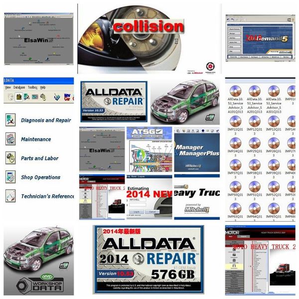 

2020 alldata 10.53 mitchell ondemand software all data 10.53+mitchell on demand 2015+elsawin+vivid+atsg 24 in 1tb hdd usb3.0