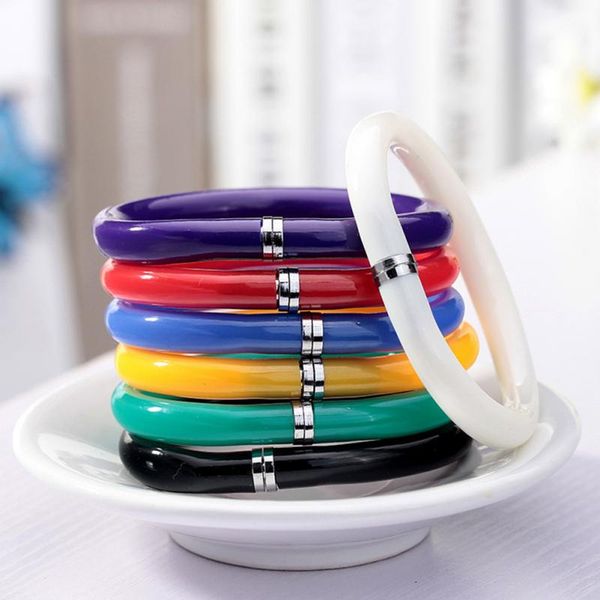 

30pcs flexible ball pen cute soft plastic bangle bracelet ballpoint pens school office gifts for children, Blue;orange