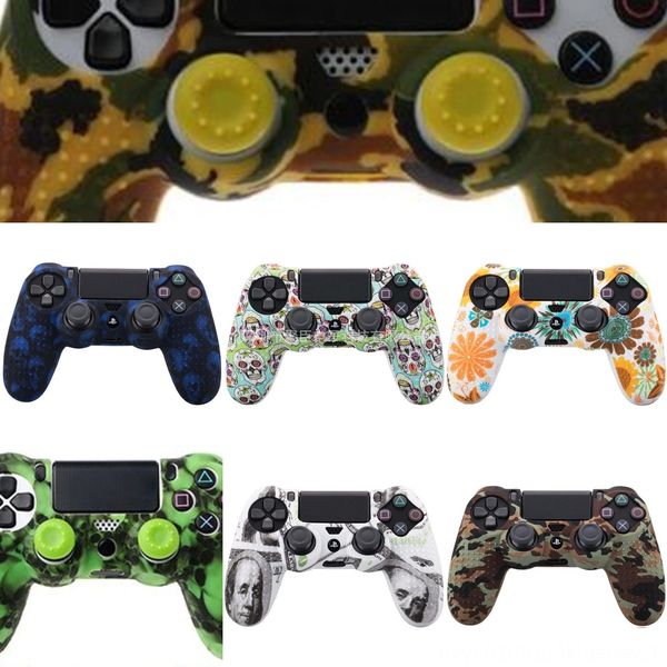 

cgjl0 camouflage soft silicone case skin grip cover for playstation 4 ps4 controller