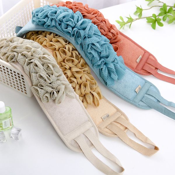 

body wash sponges shower scrubbers bath towel brush for back exfoliating massage baths belt shower cloth sponge bathroom product