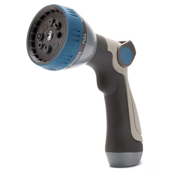 

high pressure garden water hose nozzle metal spray with 8 patterns thumb contro g6ka