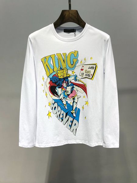 

2019 new mens designer t shirts men's tshirt breathable long sleeved casual luxury hip hop t-shirts designer t shirts print size m-3xl, White;black