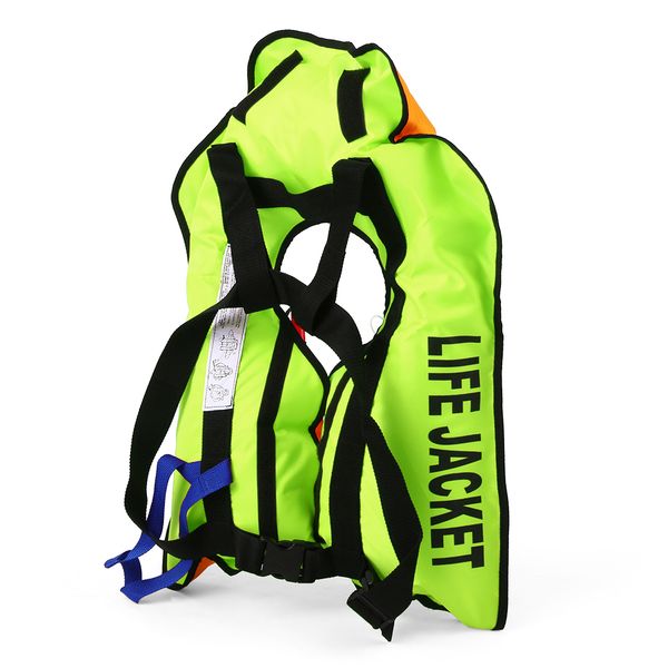 

manual inflatable life jacket life vest water sports swiming fishing survival jacket swiming fishing life vest