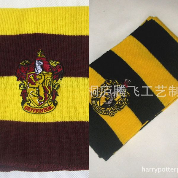 

6odrn \"harry potter\" cosplay gryffin doravenko science badge halloween \"harry potter\" cosplay scarf gryffin doravenk, Red;brown