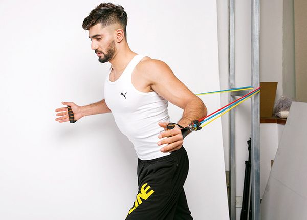 

11 pcs/set pull rope gym fitness resistance bands set muscle building sport equipment training yoga workout sport elastic band