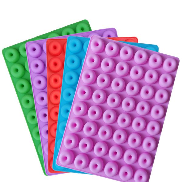 

48 companies silicone molds simulation mini donut chocolate mould high temperature resistance easy demoulding baking tools 3 2yn e2