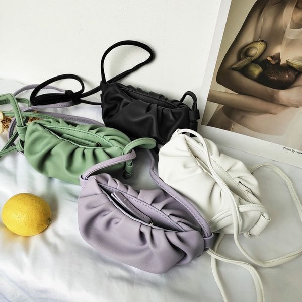 

2020 new shoulder bag women's casual fashion korean small fresh messenger bag fold