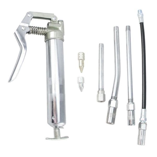 

steel 120cc hand lever grip grease with hose set airplane machinery