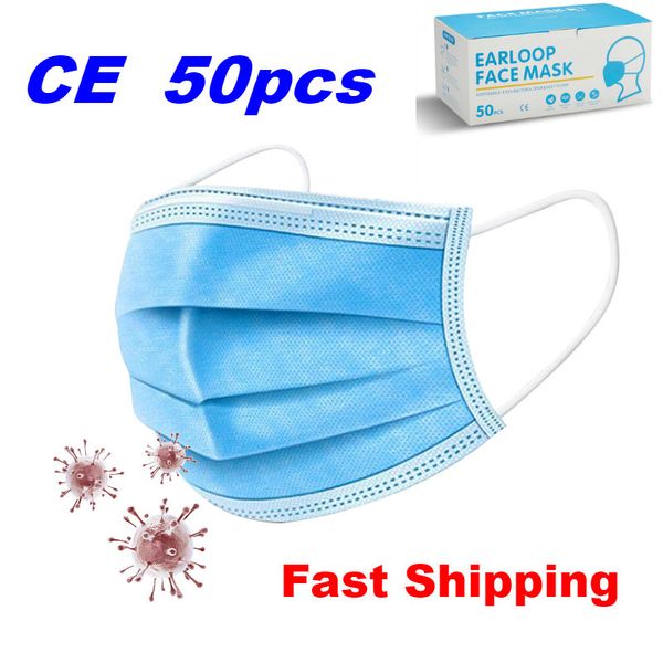 

50pcs/ lot kn95 face anti professional mouth masks mask n95 safe with retail box