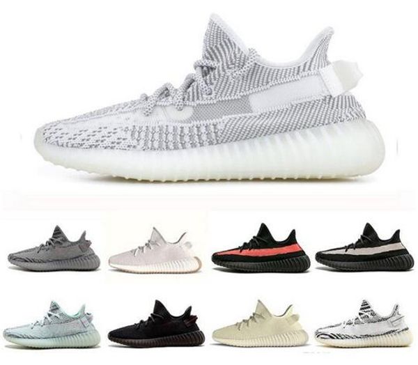 

2019 v2 men womens running shoes static clay hyperspace true form zebra sesame beluga blue tint athletic sport sneakers 36-48