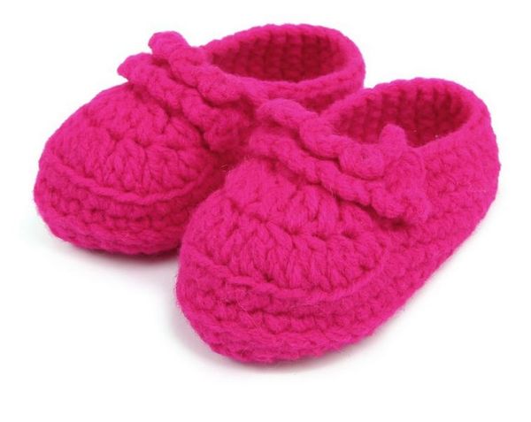 

10 pairs/lot fashion soft baby boys girls solid colors manual knit toddler shoes children's crib shoes 11cm wholesale