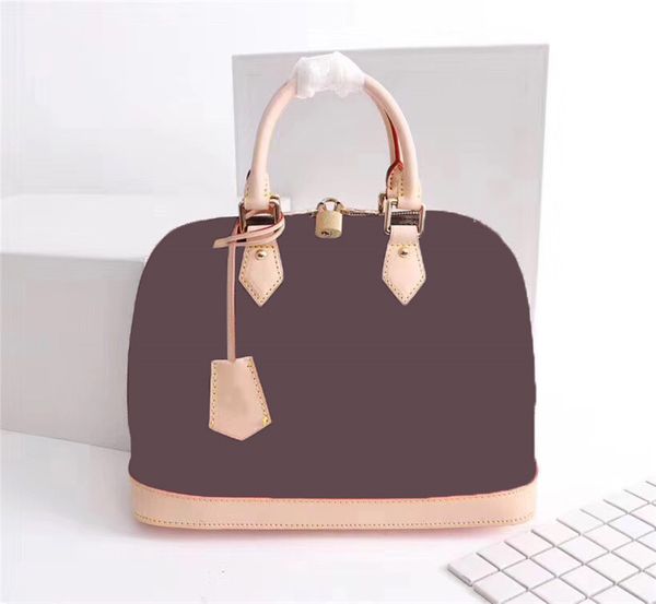 

brand designer luxury handbag purses genuine leather alma bb m53152 classic style tote clutch shoulder bags crossbody messenger bag