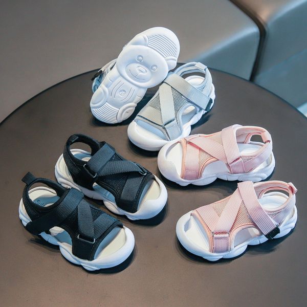 

2020 летние девушки парни обувь сандалии бич as0310, Black;red