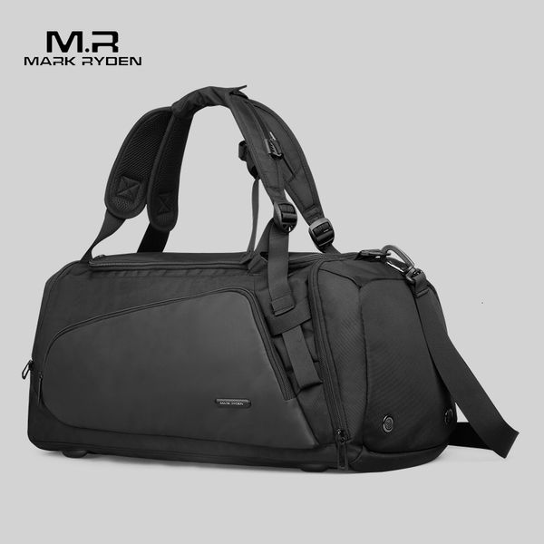 

mark ryden men's black handbag travel bag waterproof large capacity travel duffle multifunction casual crossbody bags cj191210