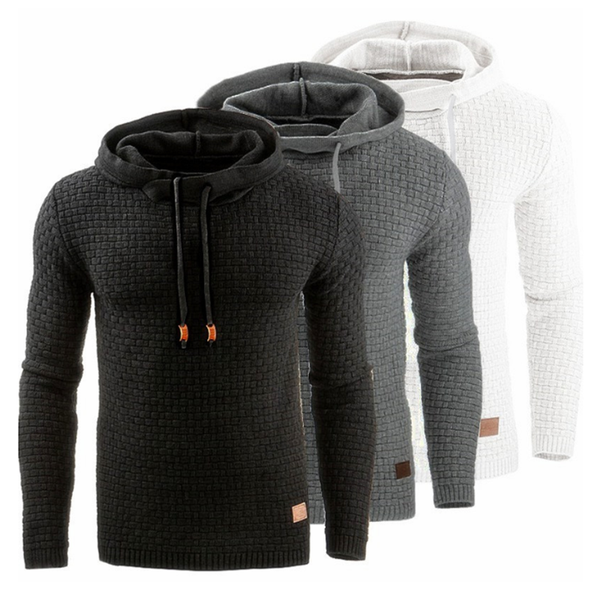 

sweater men autumn winter warm knitted men's sweater casual hooded pullover men cotton sweatercoat pull homme plus size 5xl #123, White;black