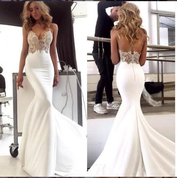 all white formal dresses