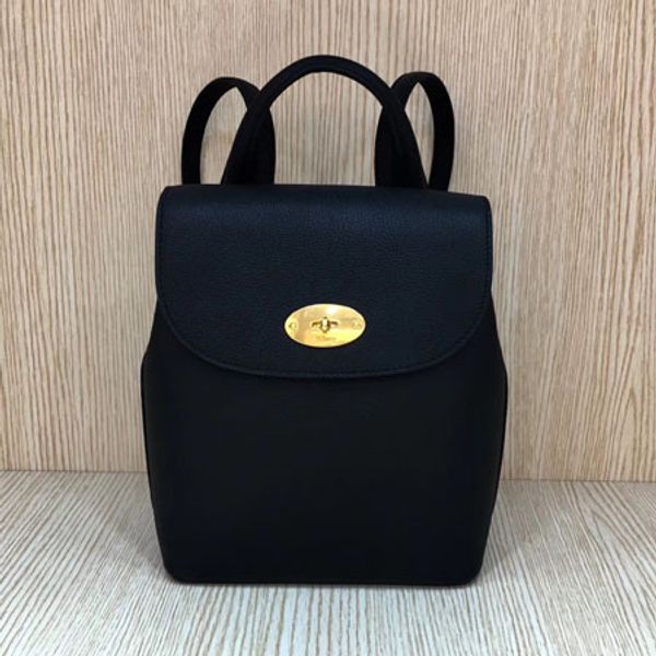 

designer handbag female leather backpack soft imported cow leather hasp casual bags