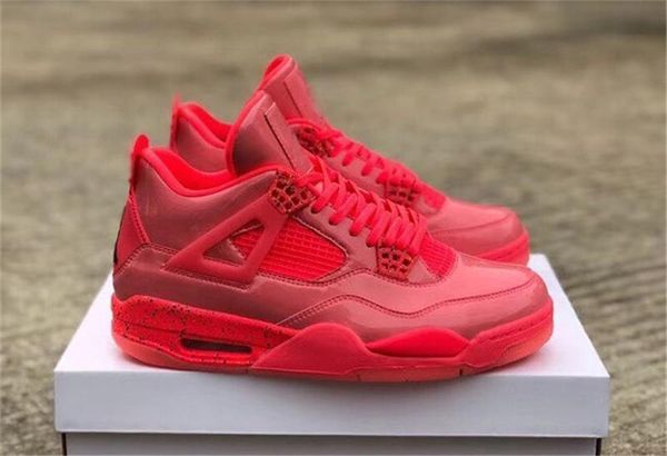 

2020 release 4 nrg punch 4s iv outdoor shoes sneakers for men punch red black volt aq9128 -600 sports shoes with box