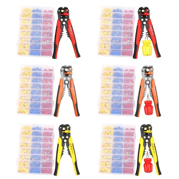 

crimper cable cutter wire stripper crimping pliers screwdriver 400pcs terminals