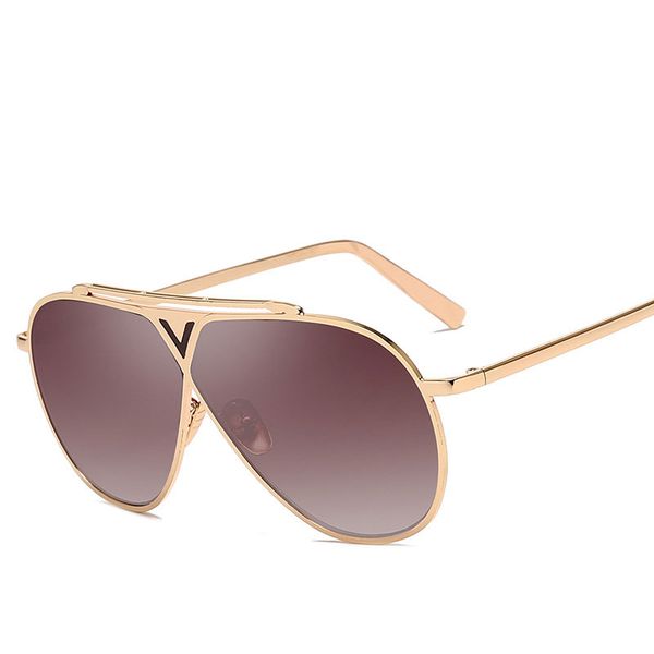 

el_ciero vintage retro pilot sunglasses for men and women classic fashion sunglass 2019 new arrival glasses, White;black